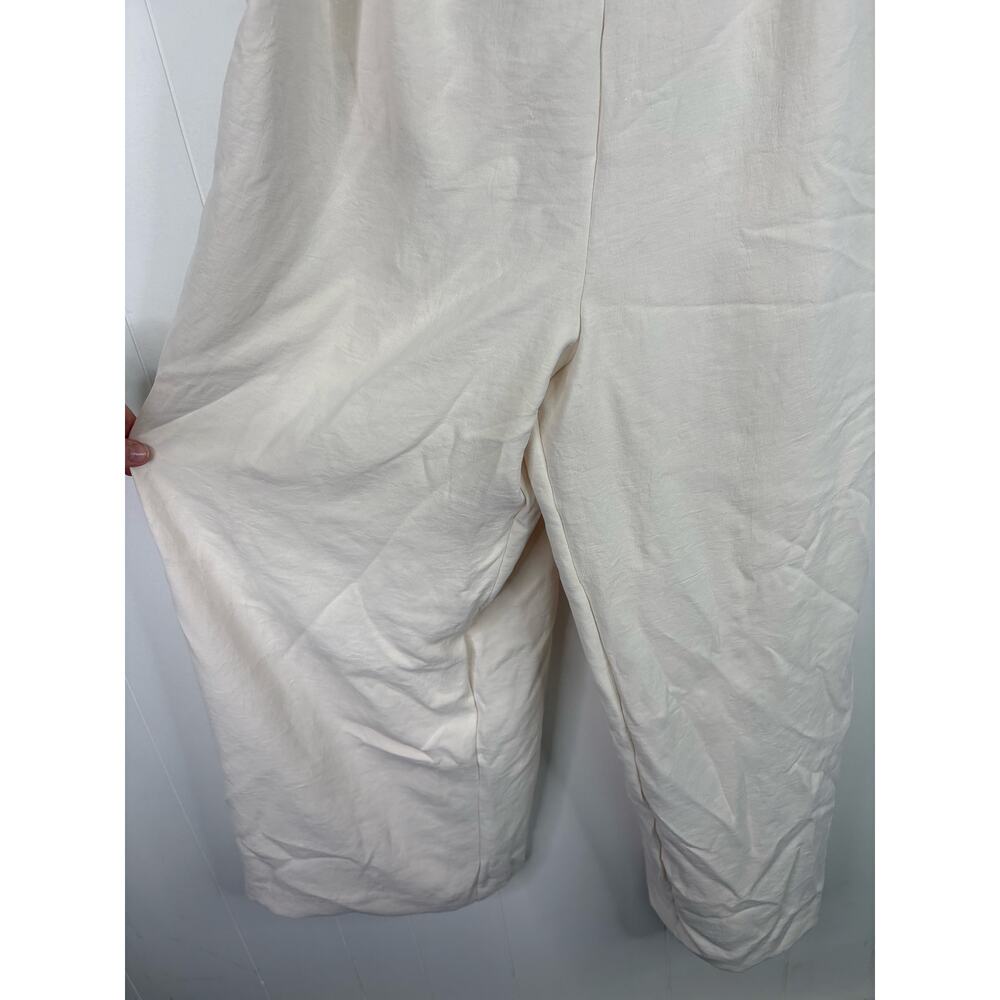 ‼️3/$30‼️ NWT A New Day Cream Strapless Wide Leg Jumpsuit Plus XXL - Picture 6 of 10